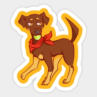 Bongo the dog Sticker